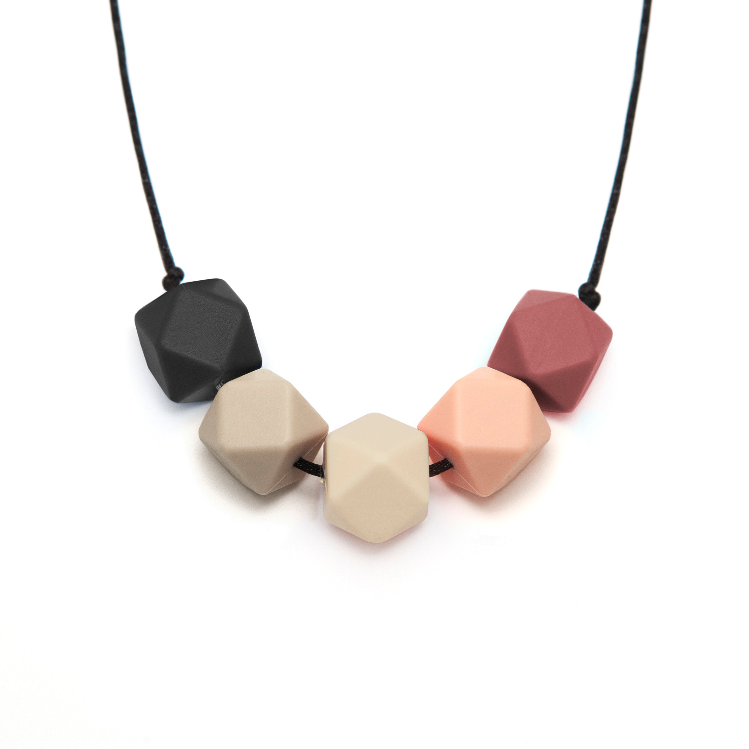 Hexagon necklaces