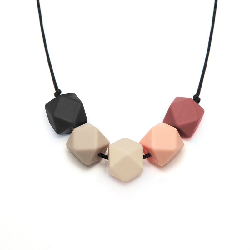 Hexagon necklaces